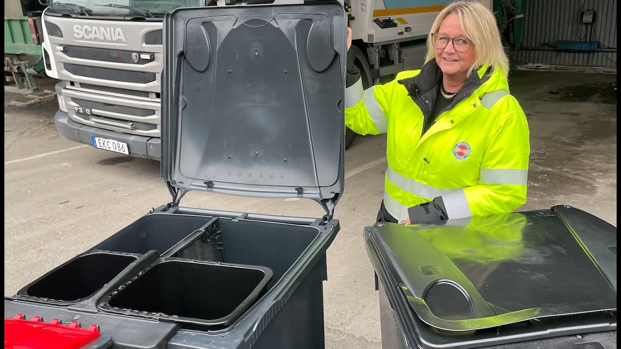 Nya avfallskärl ger bättre sortering i Trollhättan