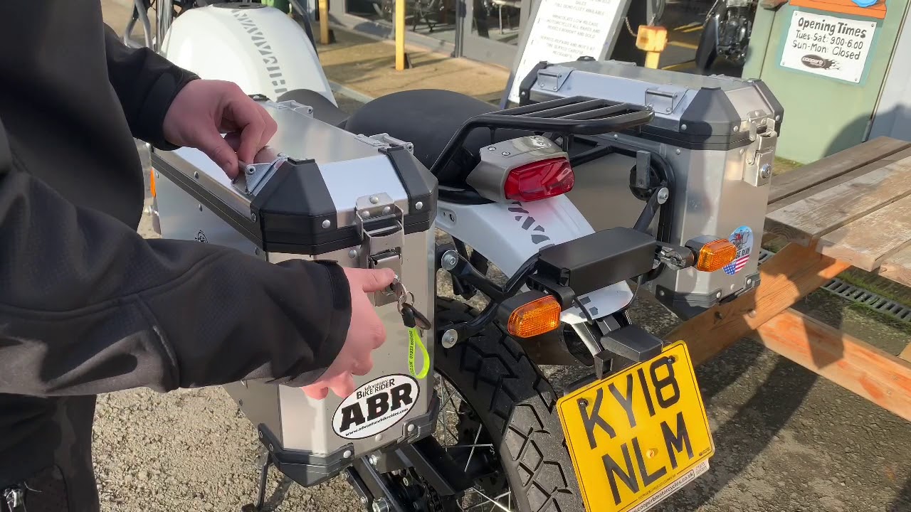 Royal Enfield Himalayan Luggage Options Cooperb Motorcycles