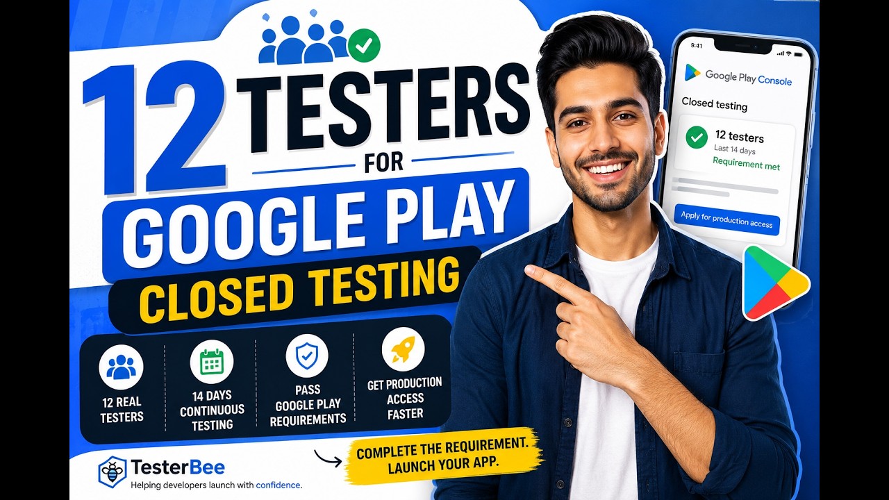 12 Testers for Google Play (2026 Guide) | Get Production Access Faster