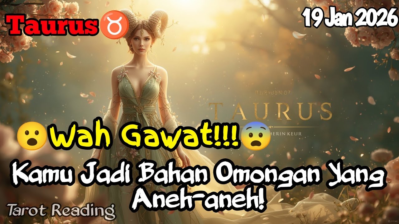 Taurus♉ 😮Wah Gawat!😨 Kamu Jadi Bahan Omongan Yang Aneh-aneh Hari Ini - Mata Zodiak