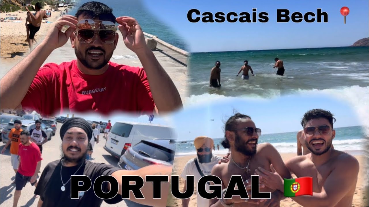 Cascais Bech Te Punjabi | Aman Tahli | Full Vlog | Sunday Is Funn day | Portugal Vlog