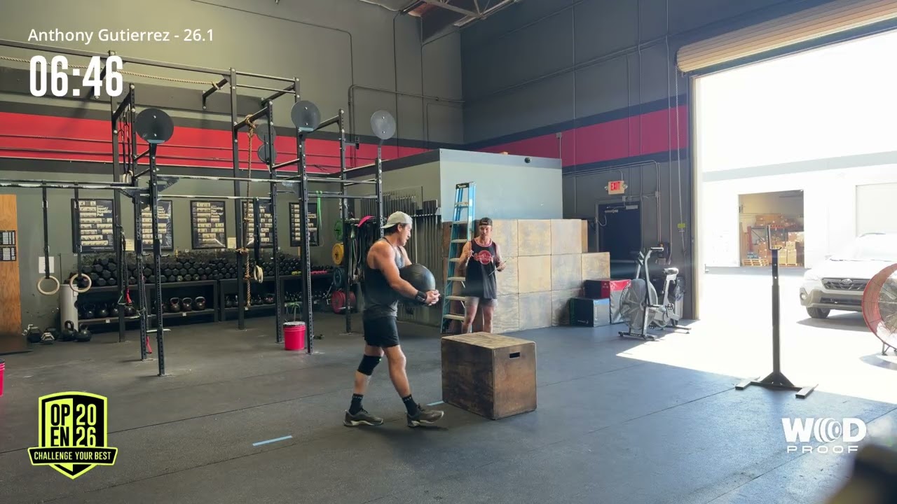 Anthony Gutierrez Adaptive CrossFit Open 2026 Lower Extremity AK 26.1