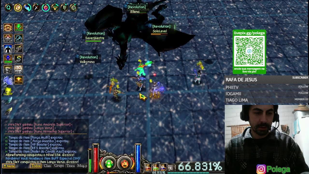 SERA QUE MAGO PONTUA NO BATTLEROYALLE? Confira aqui no servidor IDHAS! Clan Revolution Priston Tale
