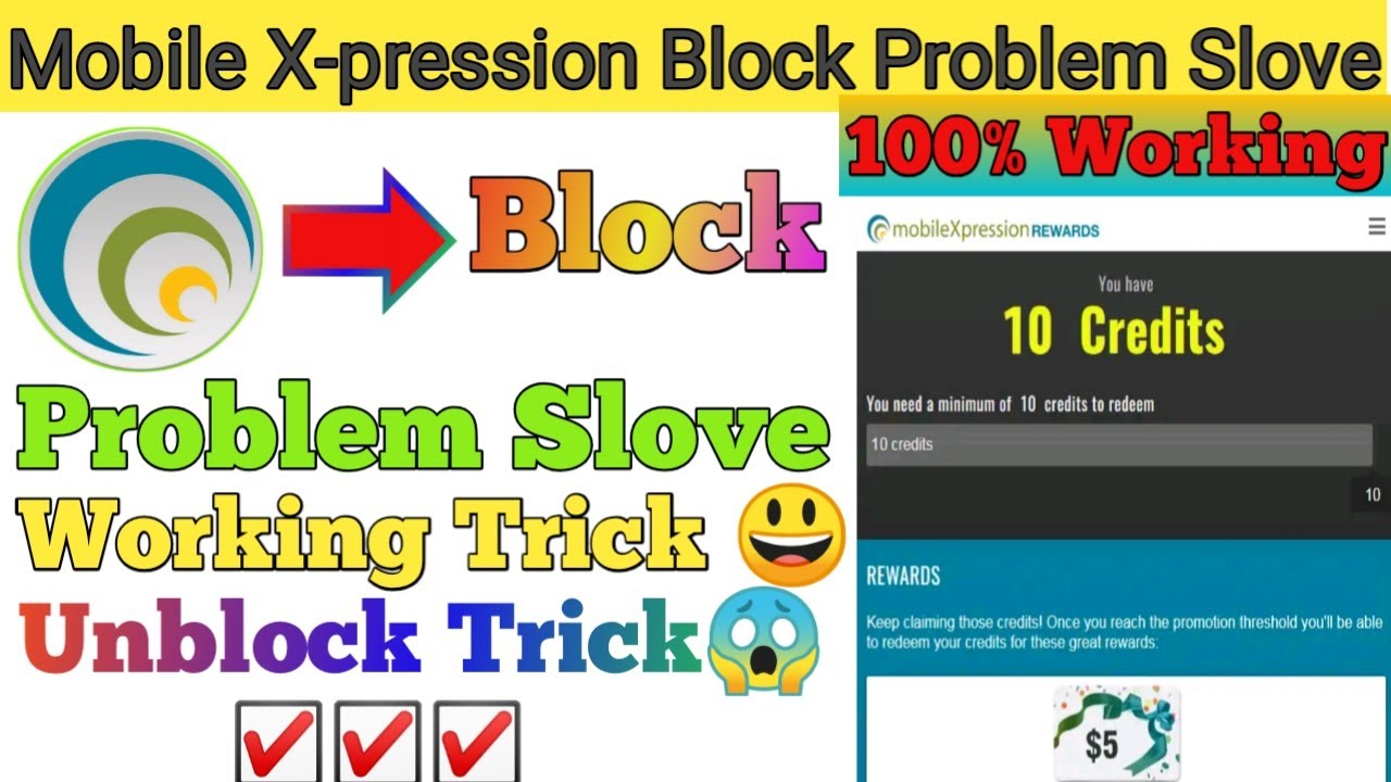 😱😱 Mobile X-pression Block Problem Slove 100% Working Trick & Unblock Trick | Unlimited Trick Add