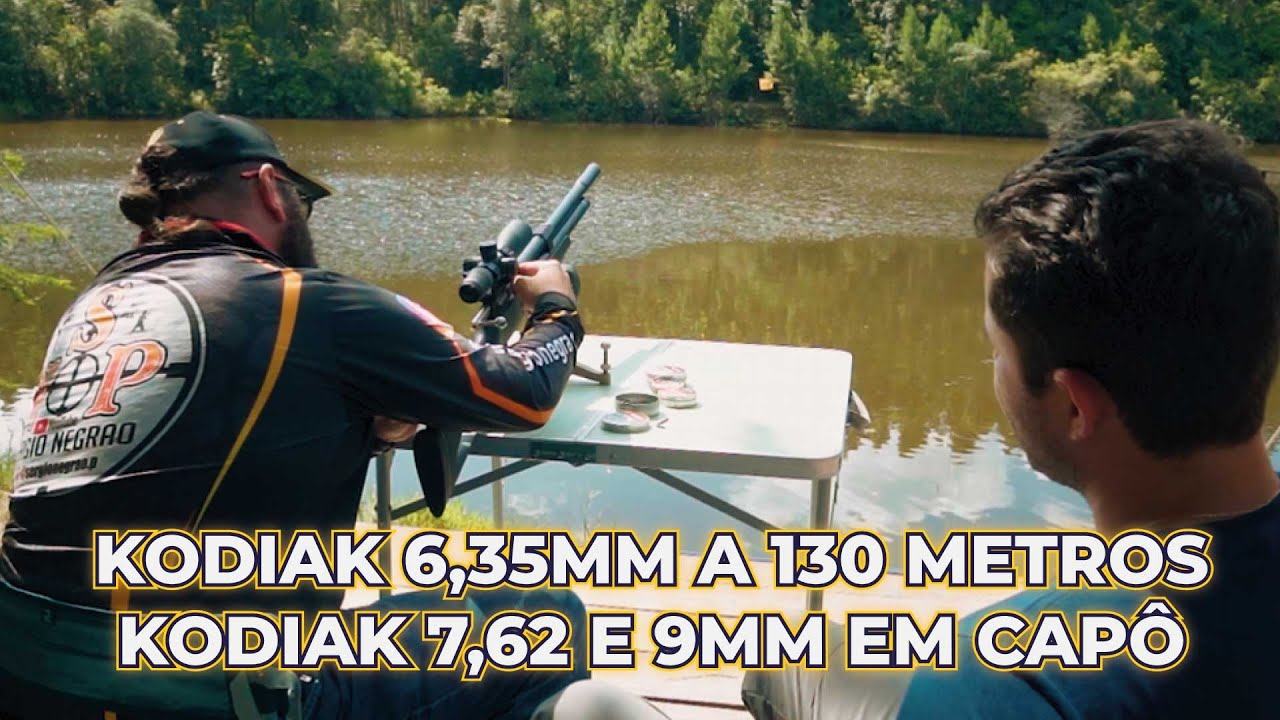 [PARTE 2] Rossi Kodiak's a 130 metros do alvo e calibres 7,62 e 9mm no capô de carro