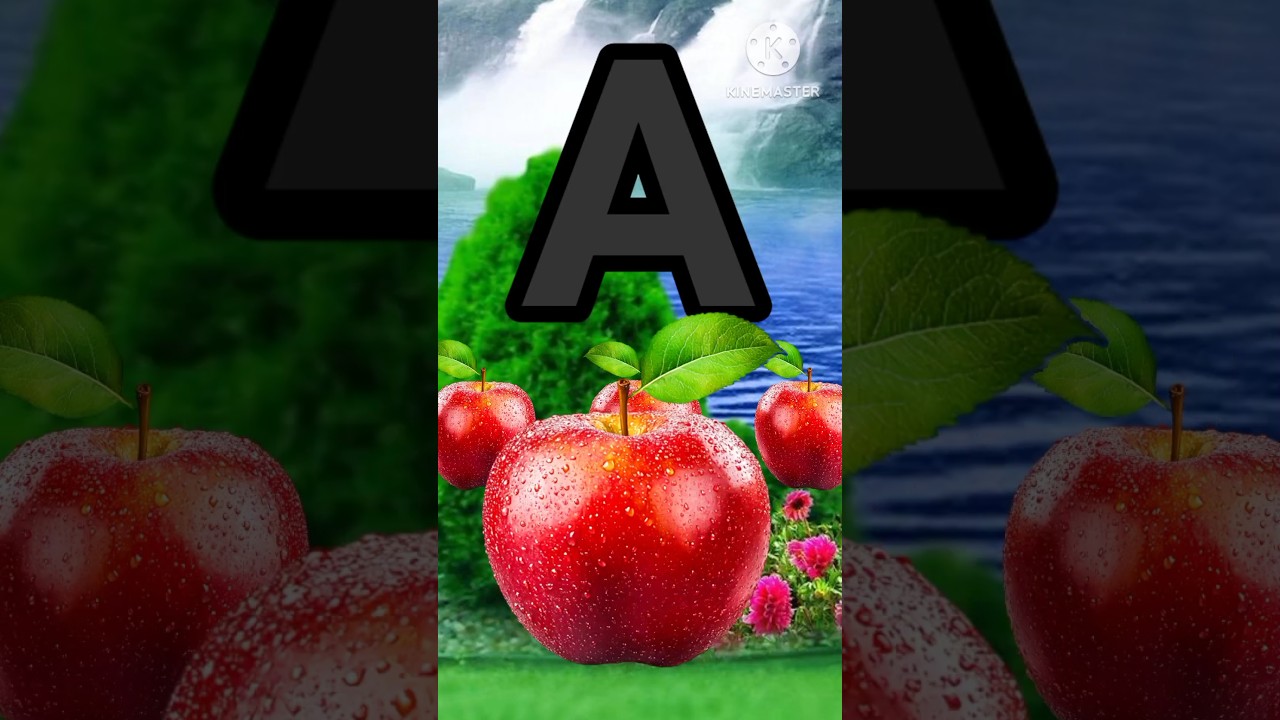 &lrm;A for Apple | ABCD Phonics Song | ABC Alphabet Song for Kids | ABCDE Learning