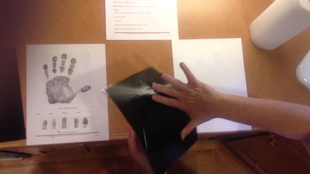 How to Take a Hand Print