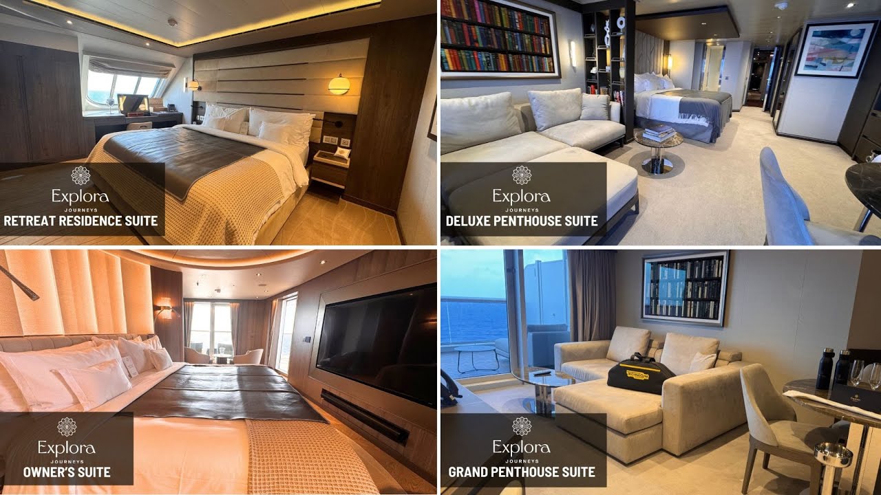 6 AMAZING LUXURY Suites Explora Journeys Tour Walkthrough @ExploraJourneys