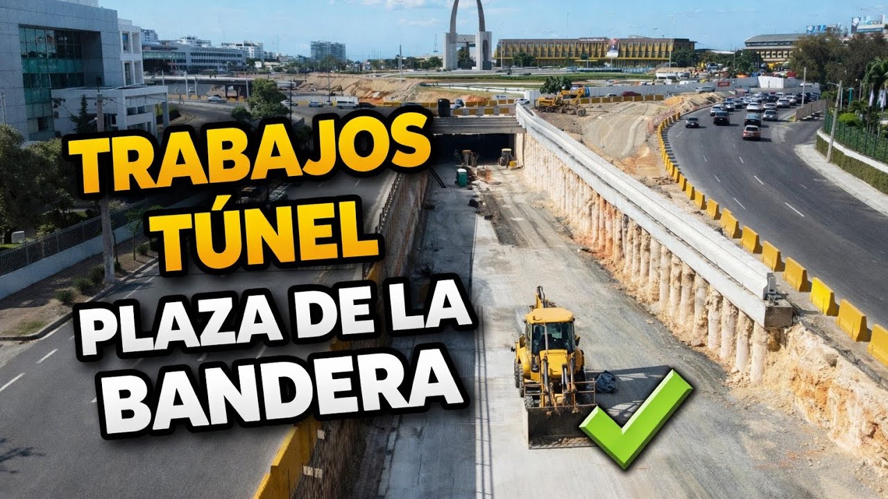 Los trabajos del tunel de la plaza de la bandera siguen a buen ritmo fecha 15/02/26