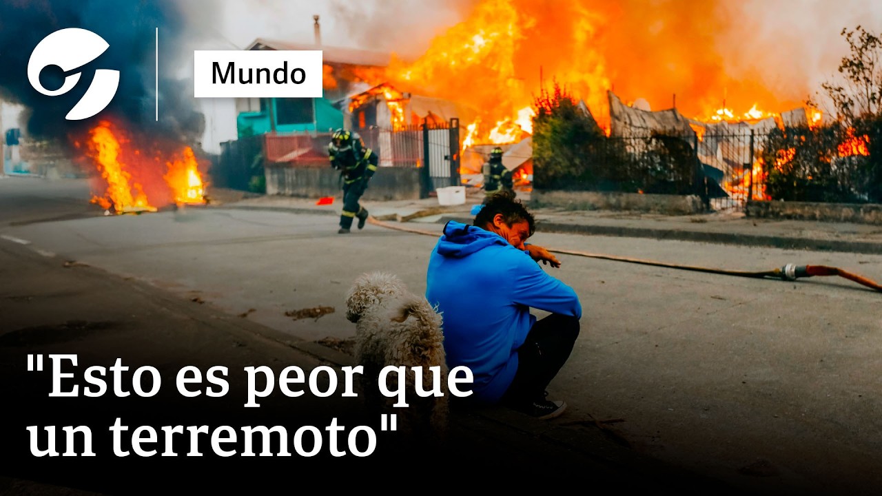 Incendios en Chile: 19 muertos, 50.000 evacuados y estado de catástrofe en el sur