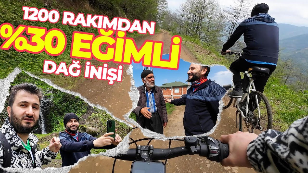 Bisikletle Orman Yollarından Adrenalin Dolu Dağ İnişi