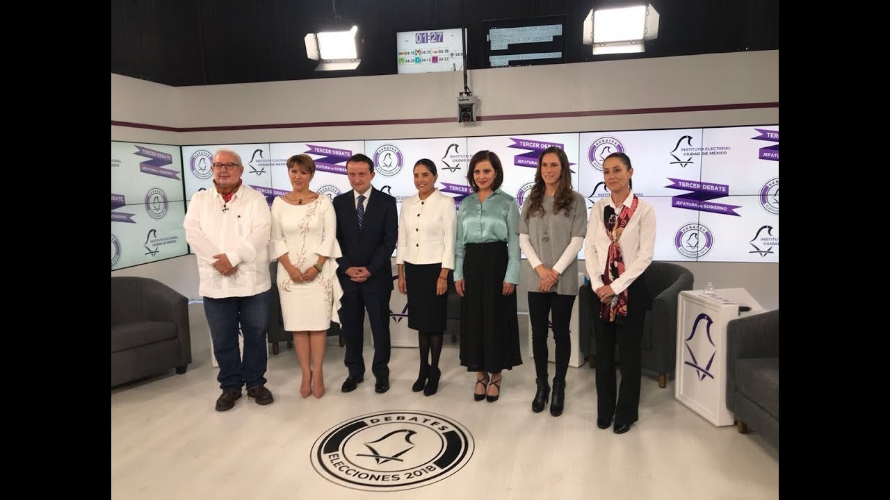 Tercer debate de los candidatos a la jefatura de gobierno de la CDMX Parte 1