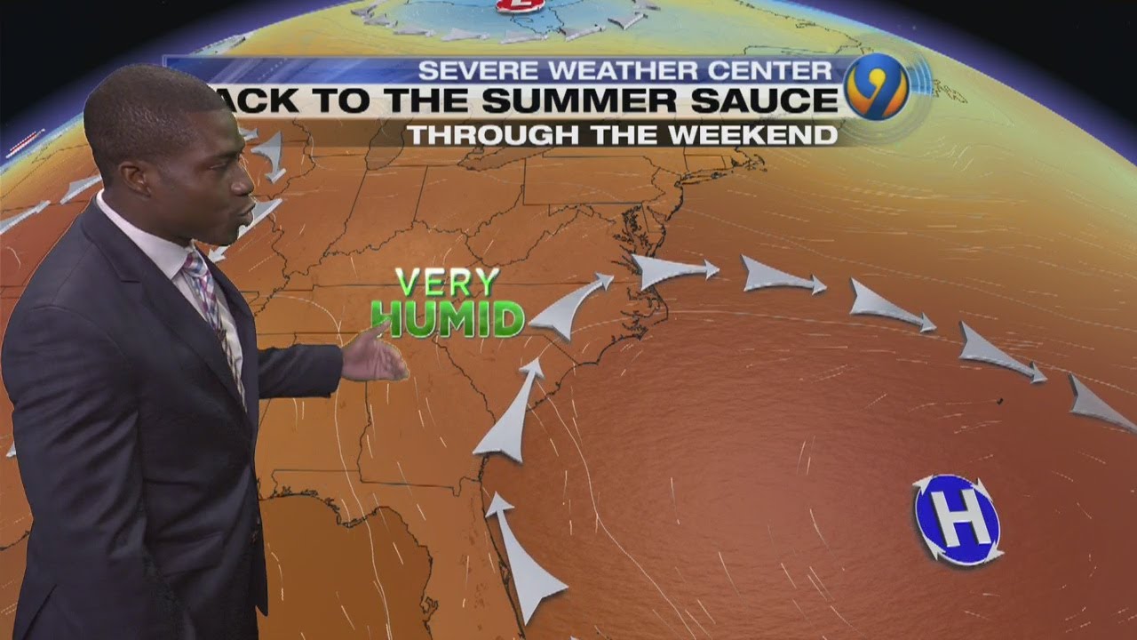 Friday night's forecast by Meteorologist Tony Sadiku
