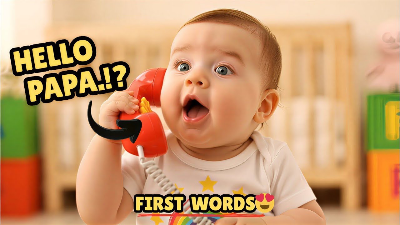 FIRST TIME Baby Saying “Hello Papa & Mama” 😍❤️ | Adorable Baby Trying to Talk