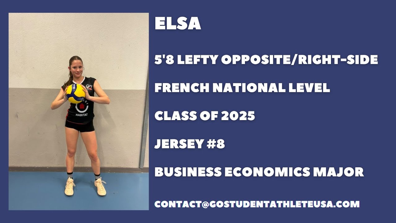5'8 LEFTY OPPOSITE/RIGHT SIDE - ELSA - 2025 VOLLEYBALL RECRUITING VIDEO