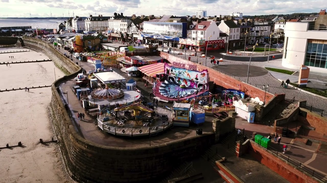 Bridlington by drone