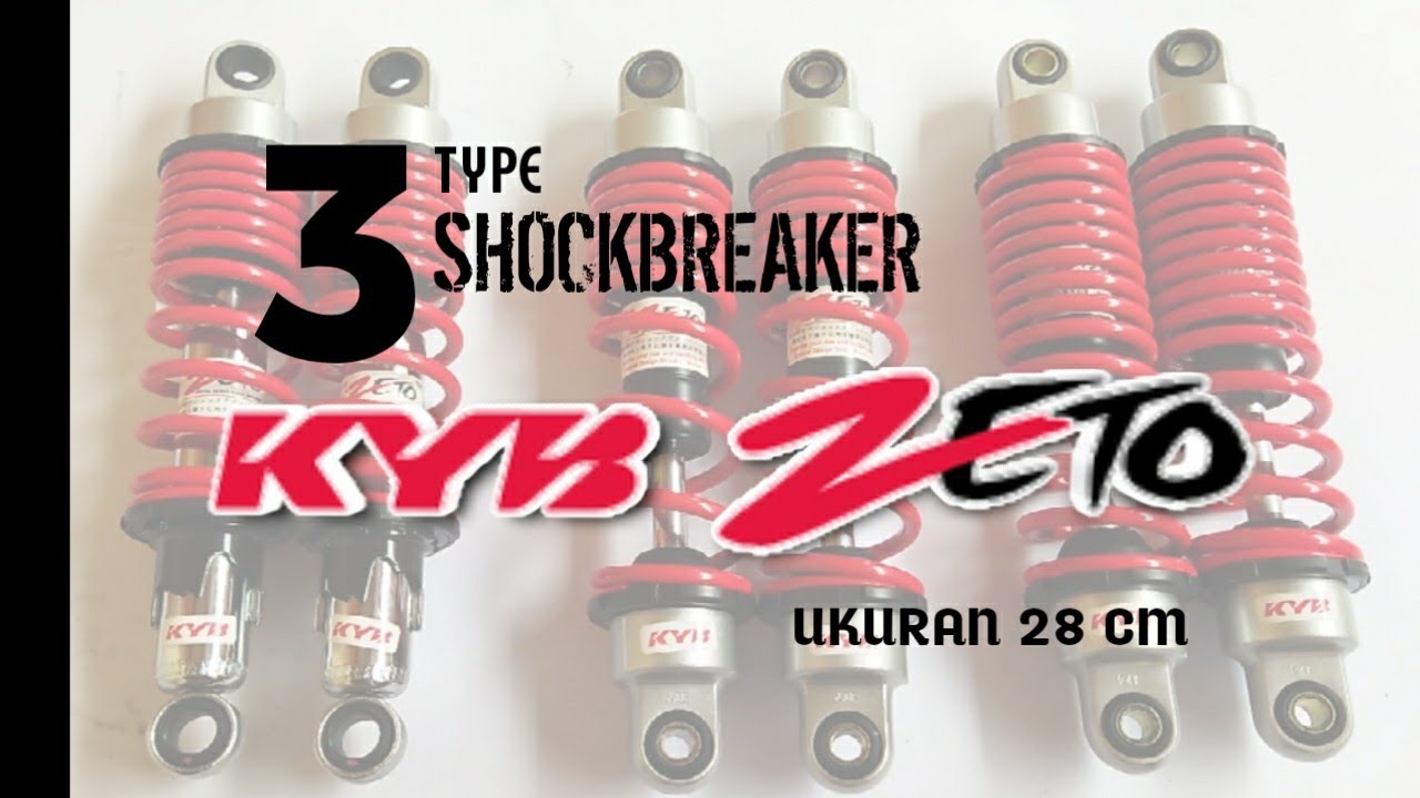 3 TIPE SHOCK KAYABA ZETO UKURAN 28 CM UNTUK JUPITER Z, VEGA