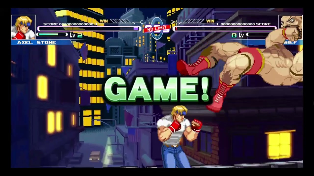 MUGEN - Axel Stone Arcade Run