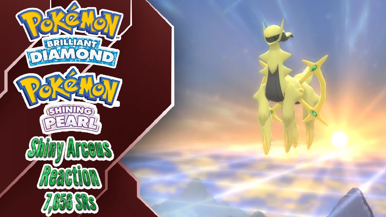Shiny Arceus! Pokemon Brilliant Diamond & Shining Pearl!