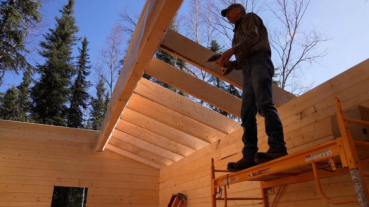 HOW TO BUILD an ALASKAN Log Cabin - Ep 5