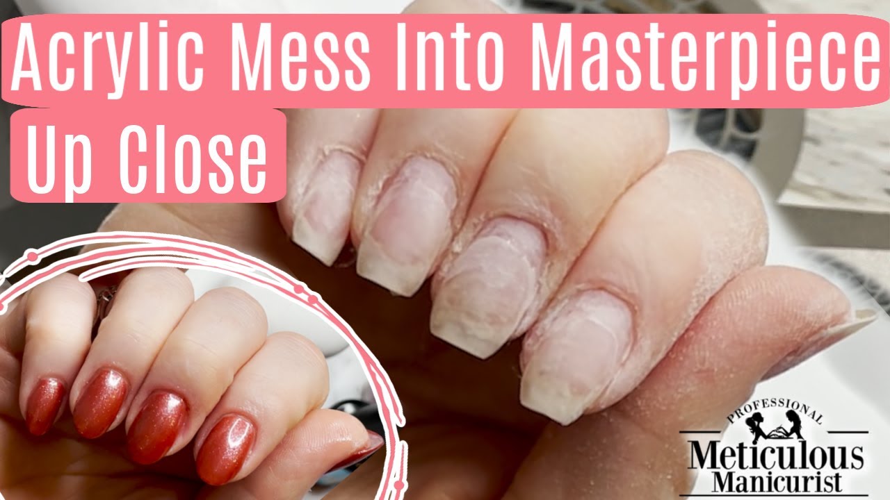 How To Short Acrylic Nails at Home