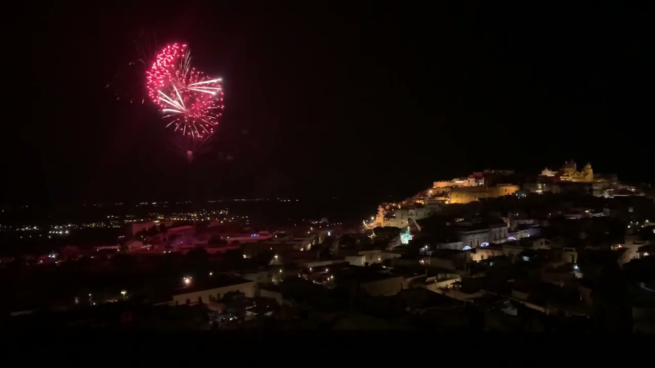 Festa di Santo Oronzo 2023 - Fireworks ~ fuochi d’artificio - OSTUNI Puglia