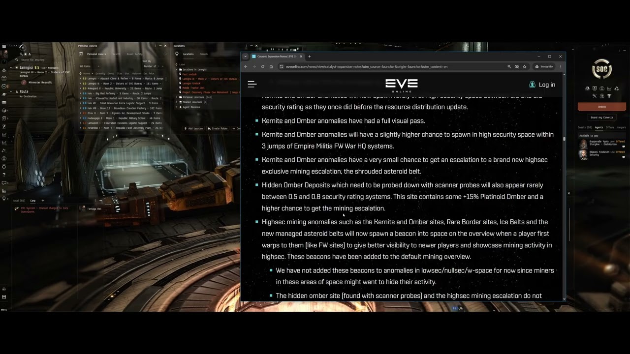 Обновление Eve Highsec Mining