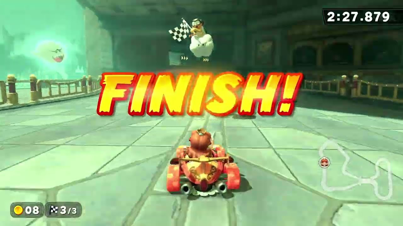 Capture Test - Mario Kart World - Boo Cinema Time Trials w/Daisy