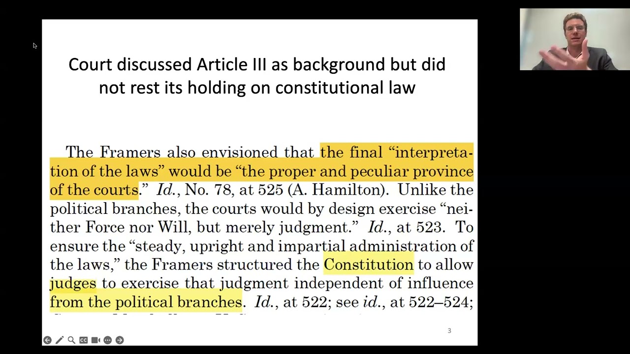 The End of The Chevron Doctrine CLE