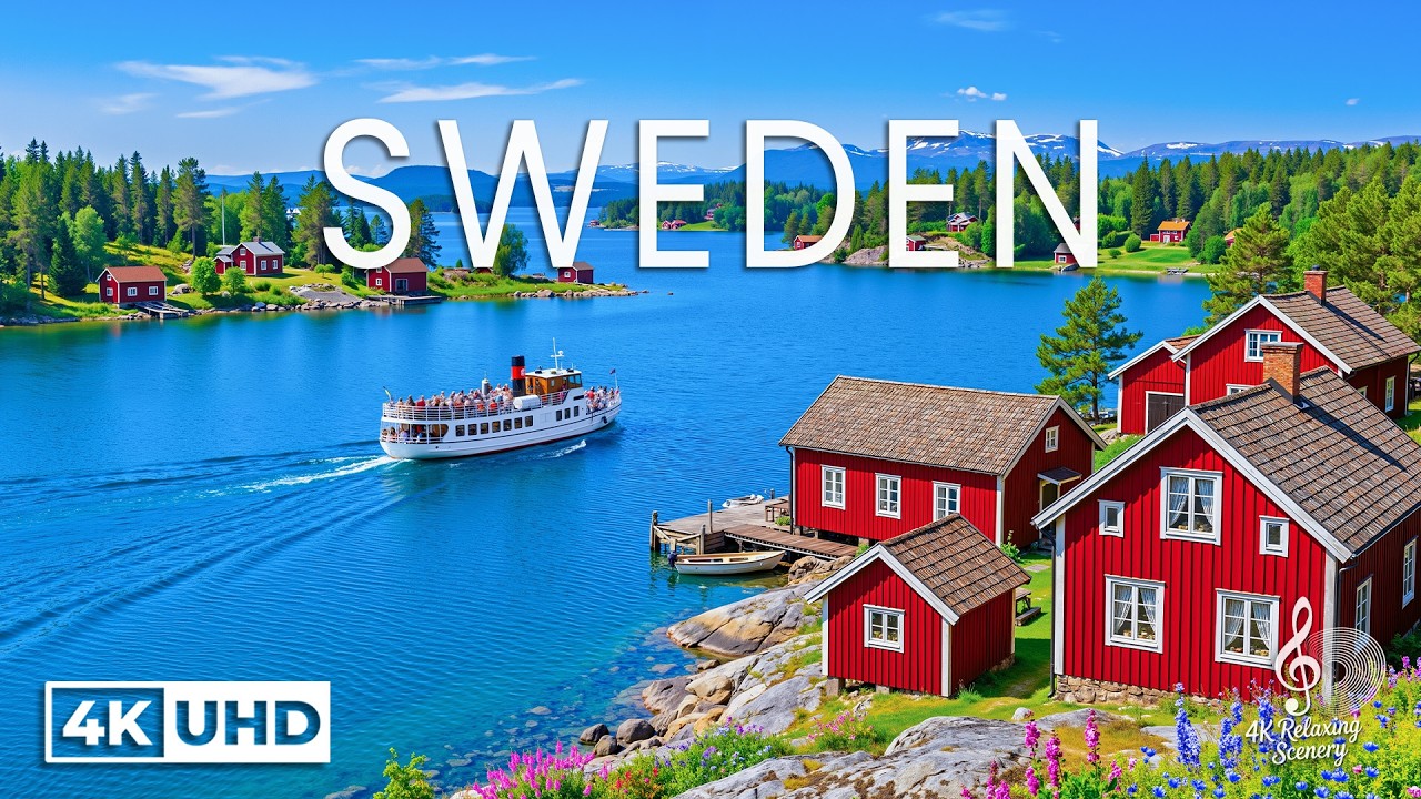 Sweden 4K - Nordic Countryside | Explore Forests, Lakes & Scandinavian Charm
