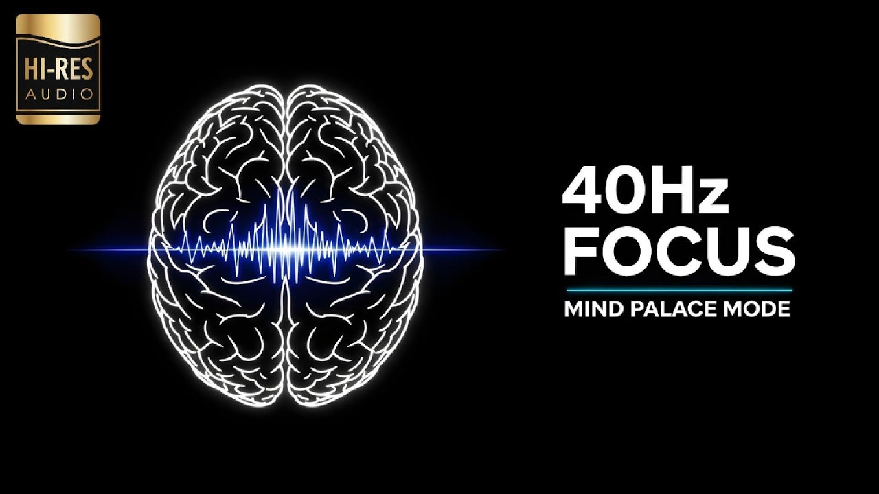 40Hz Mind Palace | Minimalist Concentration Music for Deep Learning