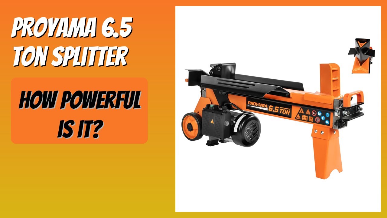 REVIEW (2026): PROYAMA 6.5 Ton Splitter. Features