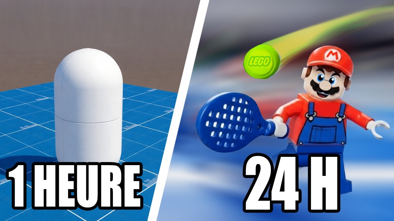 J'ai créé un JEU Mario Tennis mais LEGO