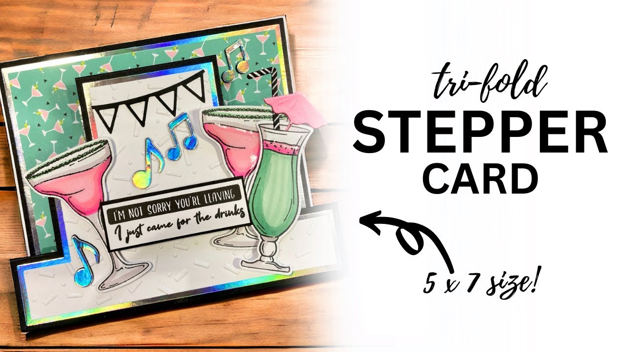 Top Fold Tri-Fold Stepper Card