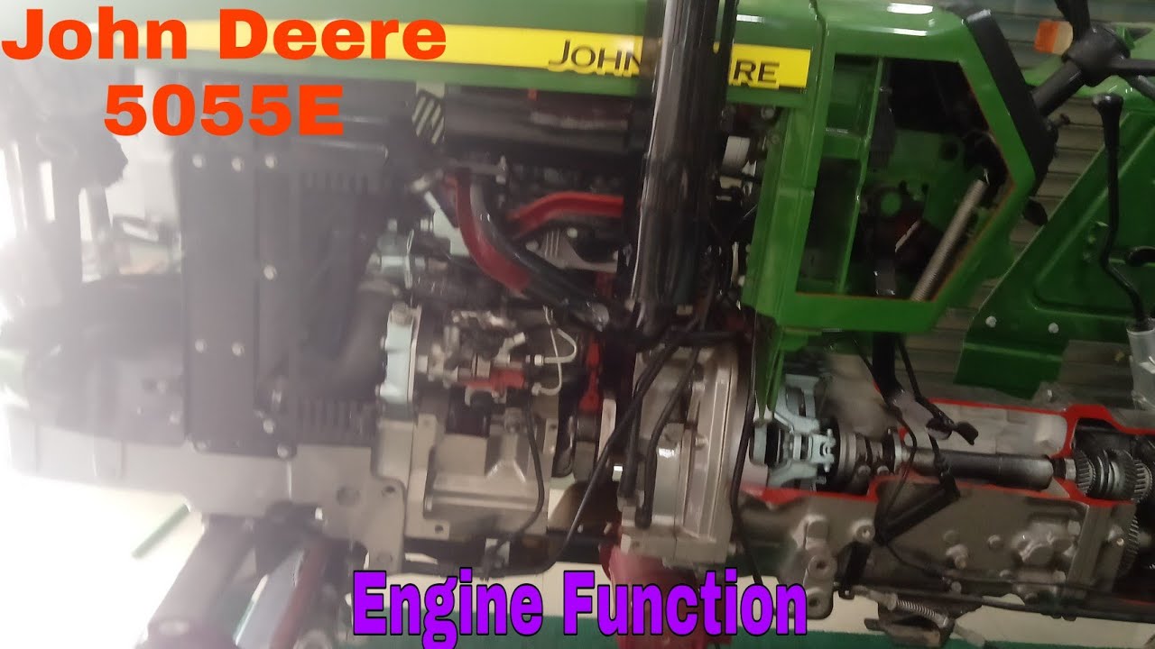 John Deere 5055E tractor function