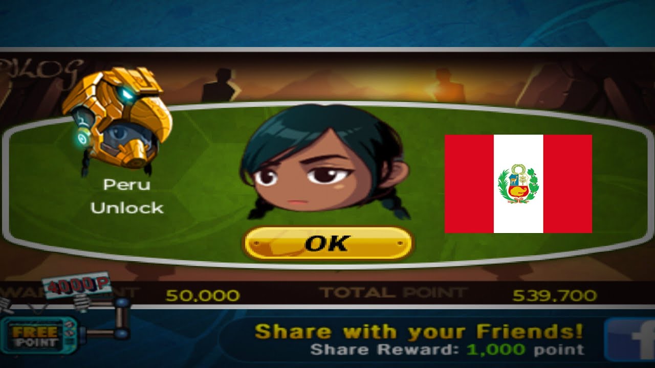 Cómo desbloquear el personaje de Perú Head Soccer