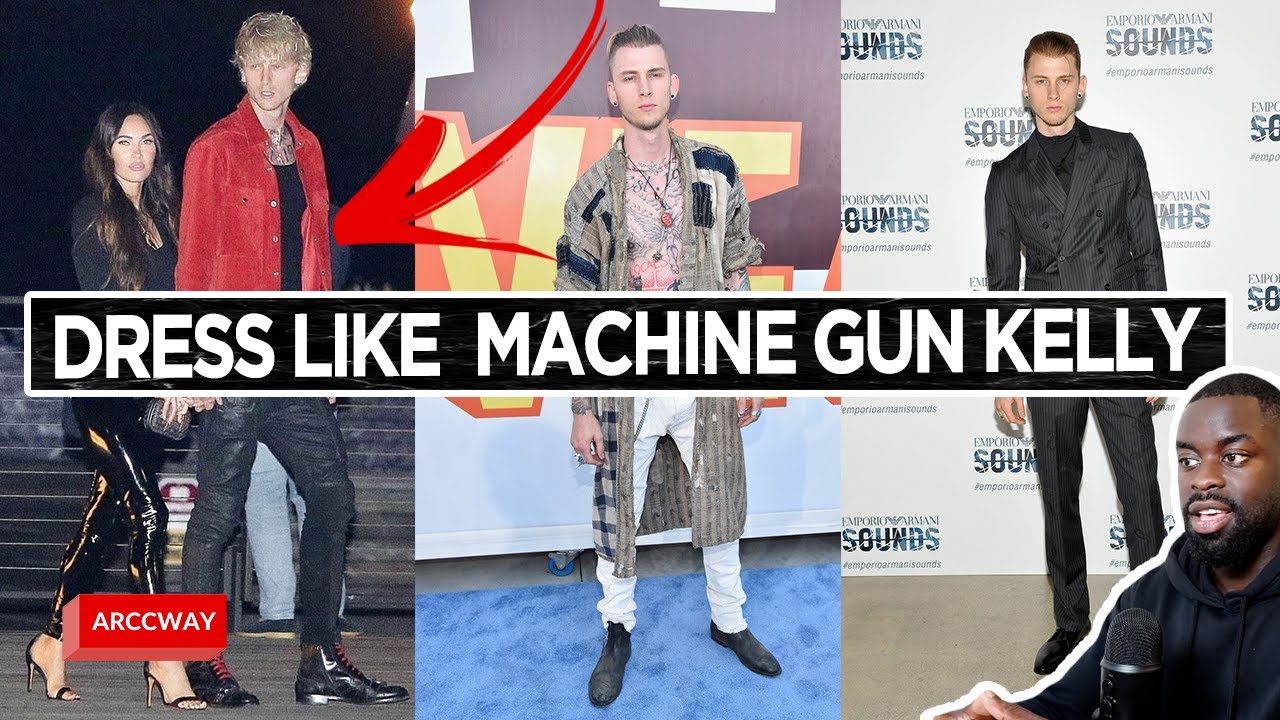 How to Dress Like Machine Gun Kelly / Rockstar Rock n Roll Style - Mens Fashion Inspiration