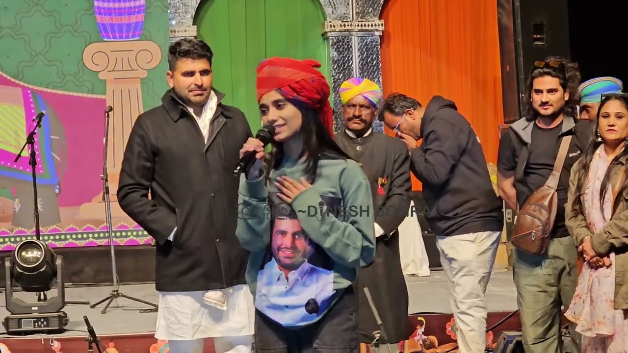 MLA रविंद्रसिंह भाटी की इस लड़की ने राजस्थानी भाषा में क्या कह डाला...सुनिए...!!