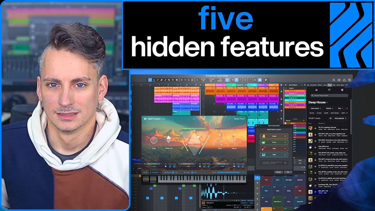 5 скрытых функций Studio One Pro 7, которые вы могли пропустить! | PreSonus