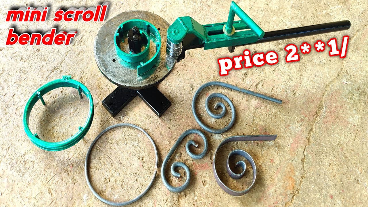 Windows grill design | metal scroll bending tools | Bending a metal bar