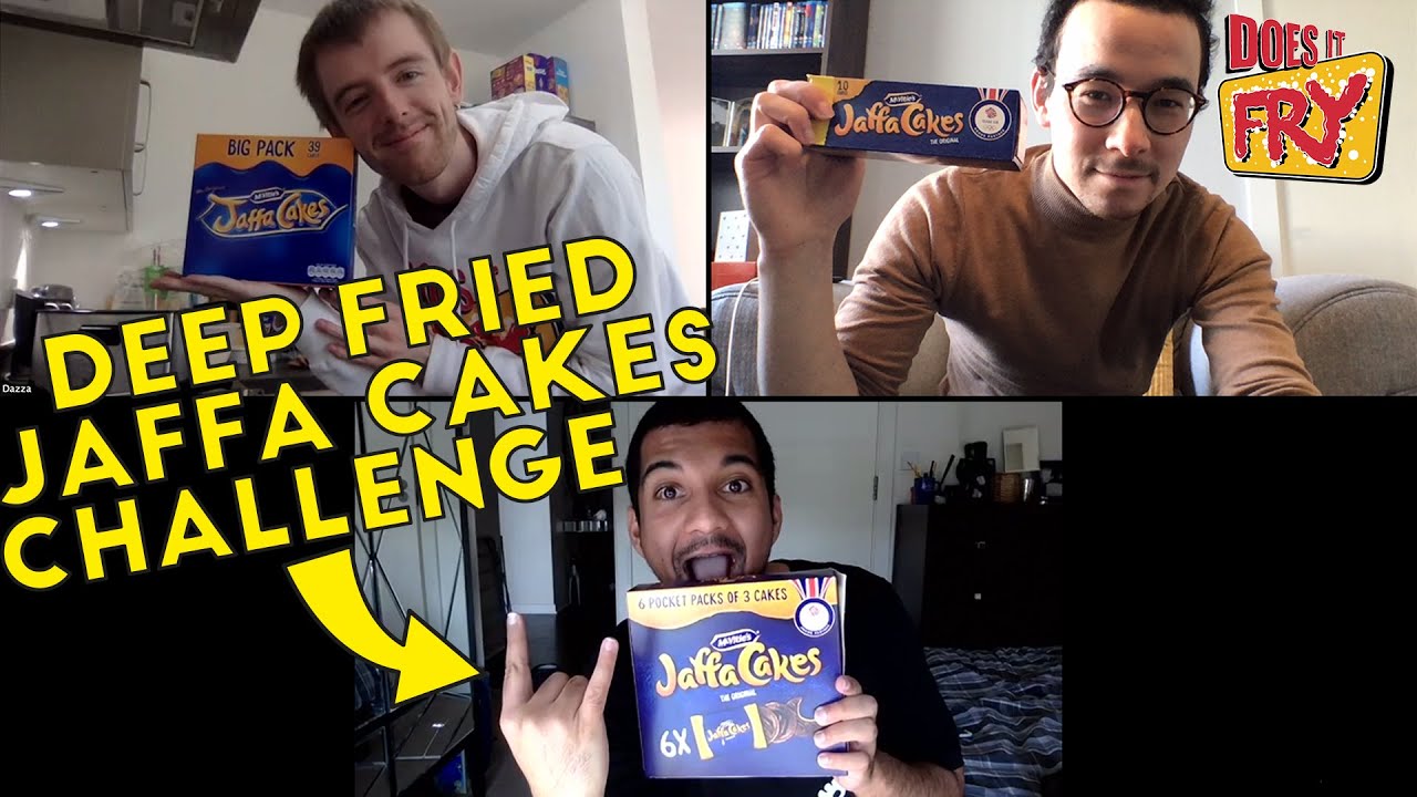 WE DEEP FRIED JAFFA CAKES ON A ZOOM CALL! | Does It Fry?