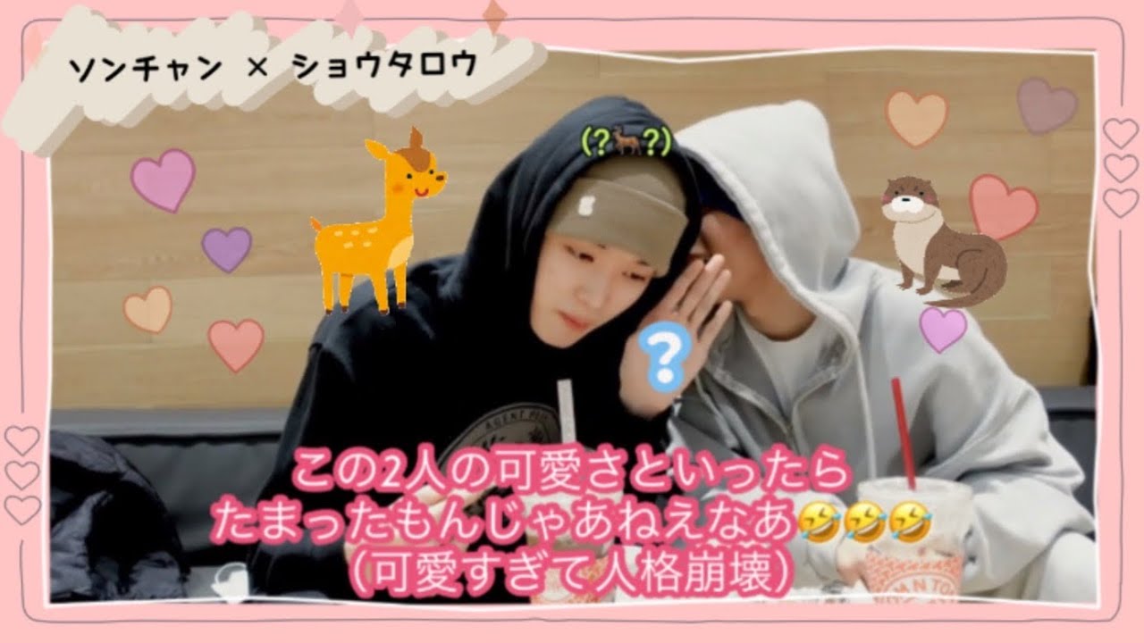 【NCT 日本語字幕】🦦ショウタロウ Relay Cam  with ソンチャン🦌 ＝ ソンタロ 👼🏻💗癒