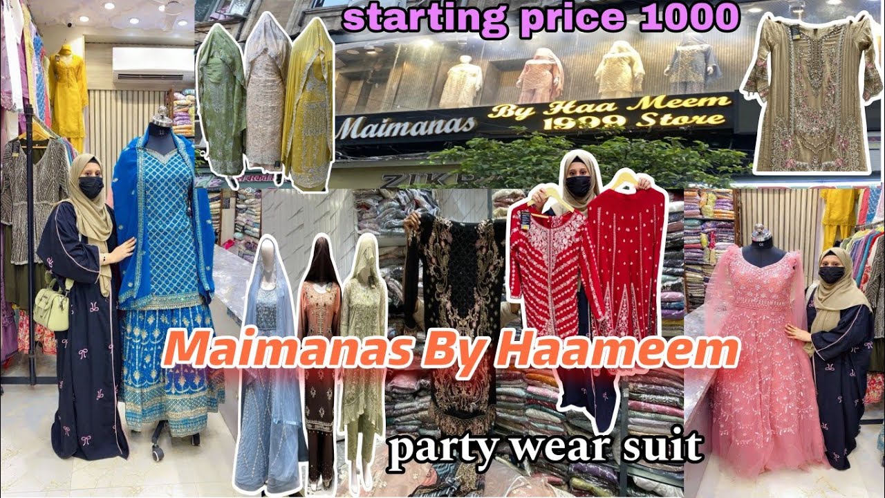 Designer Fancy Stylish Dress 👗 | Haa Meem | Nakhuda Mohallah | Market Mumbai |