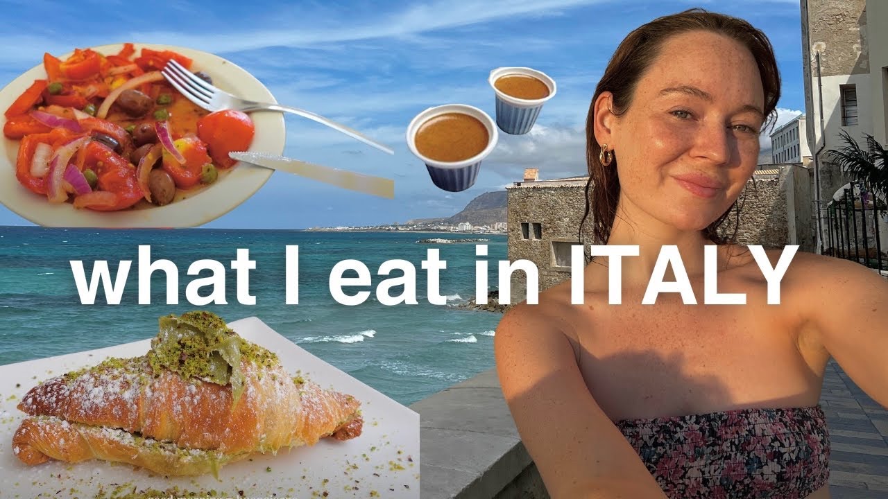 what I eat in a day living in ITALY 🍝🇮🇹