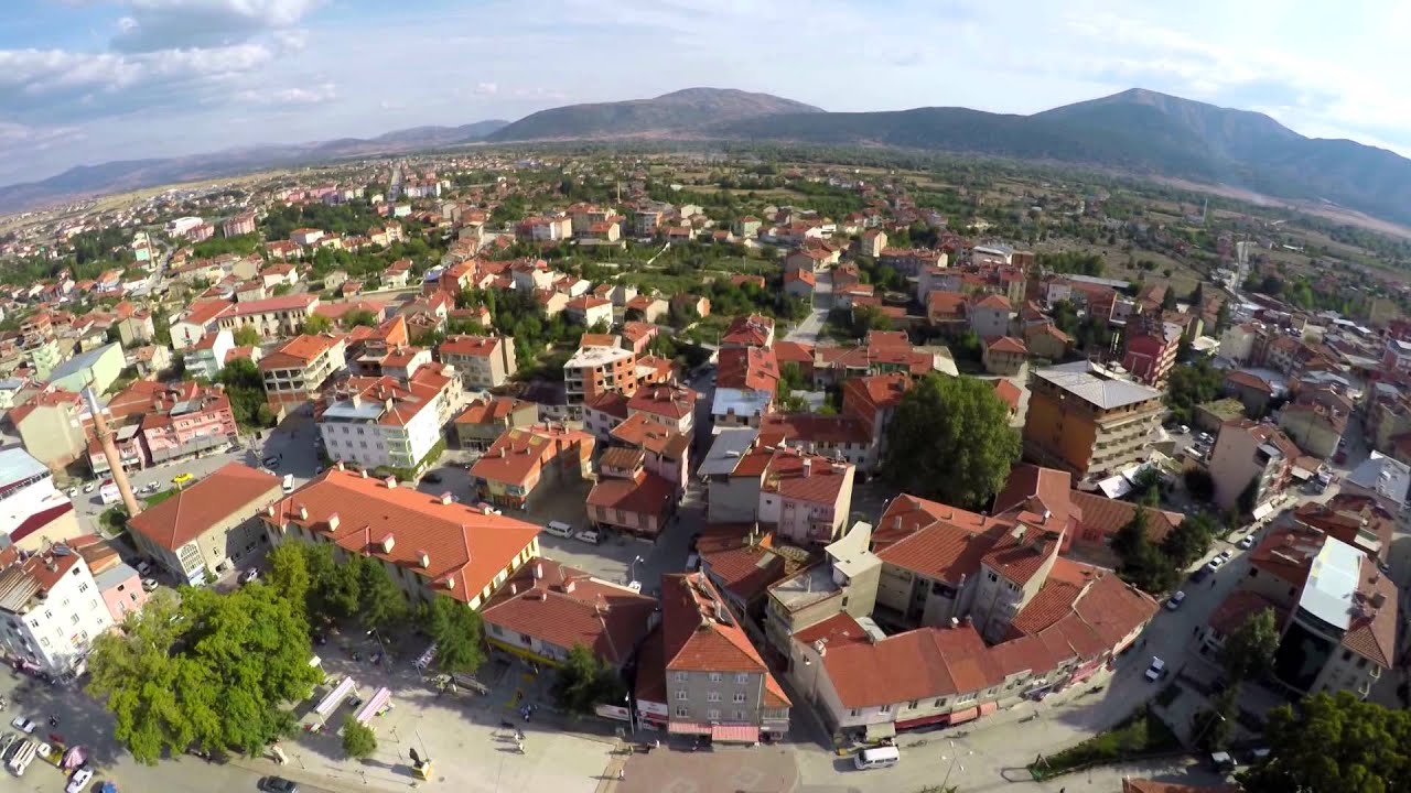 ŞARKİKARAĞAÇ HAVADAN MÜKEMMEL GÖRÜNTÜSÜ