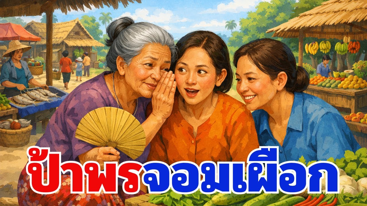 ป้าพรจอมเผือกเรื่องชาวบ้านรู้หมด แต่จะเป็นความจริงหรือไม่ก็อีกเรื่อง#นิยายเสียง #เล่านิทาน #
