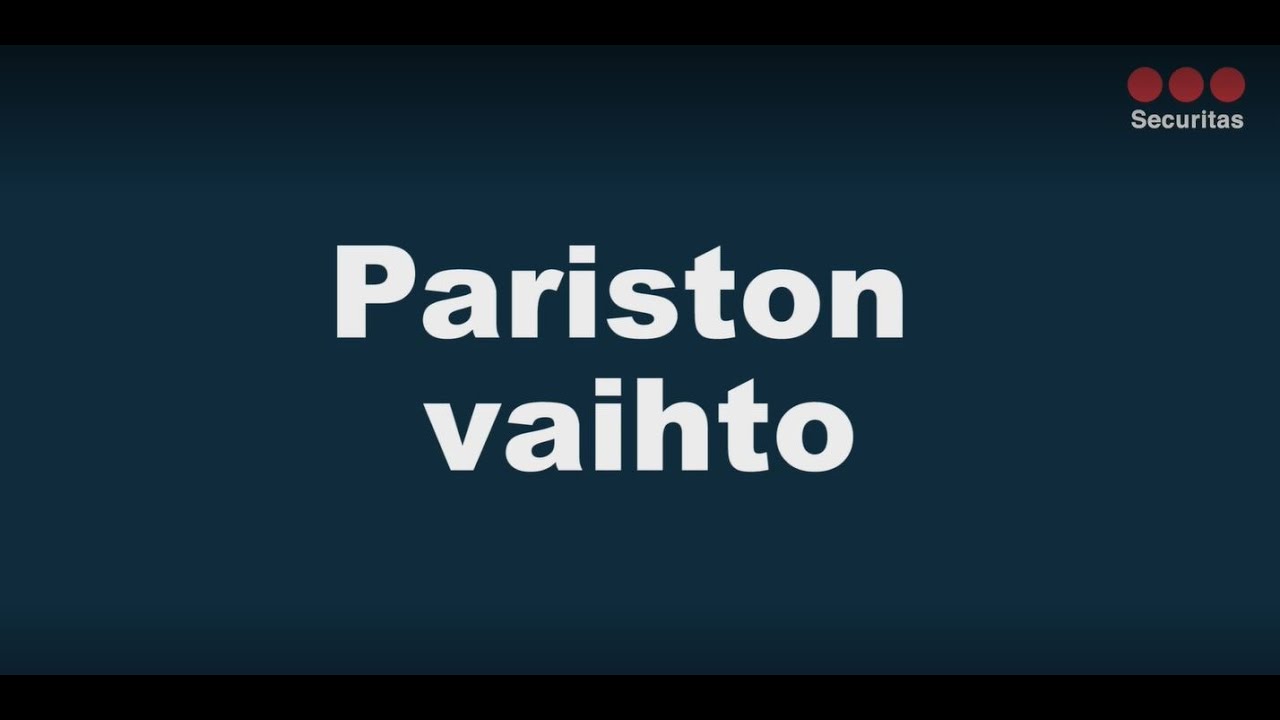 Pariston vaihto