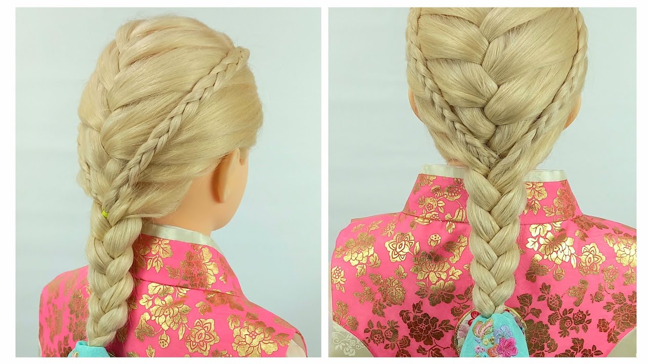 ☆명절특집☆ 한복 머리 Kidshairstyle 한복 명절 ponytail pigtails 여아 아기 유아 아이 예쁘게 묶는법 디스코 땋는방법 양갈래 묶는방법 hanbokhair