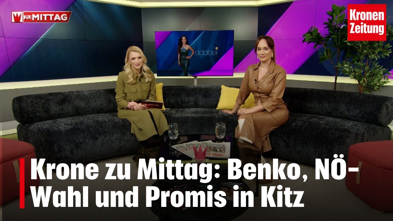 Neue krone.tv-Show! Benko, NÖ-Wahl und Promis in Kitz | KRONE ZU MITTAG