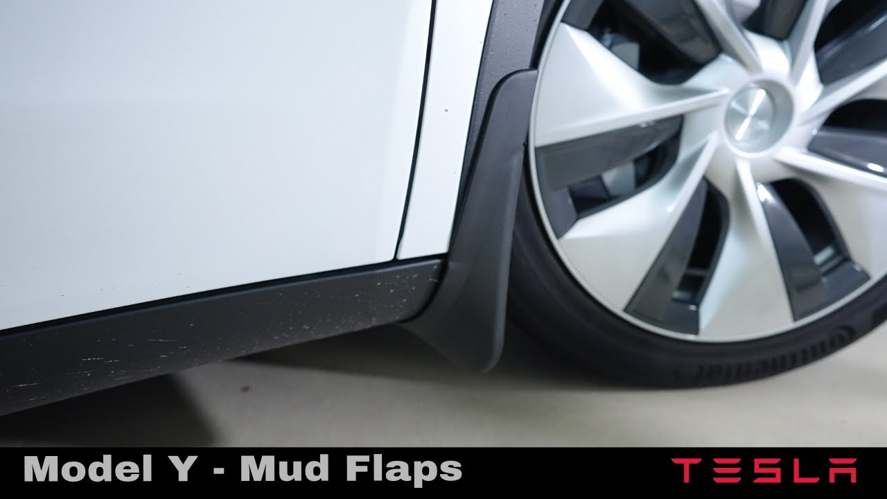 Tesla Model Y - Mud Flaps Install